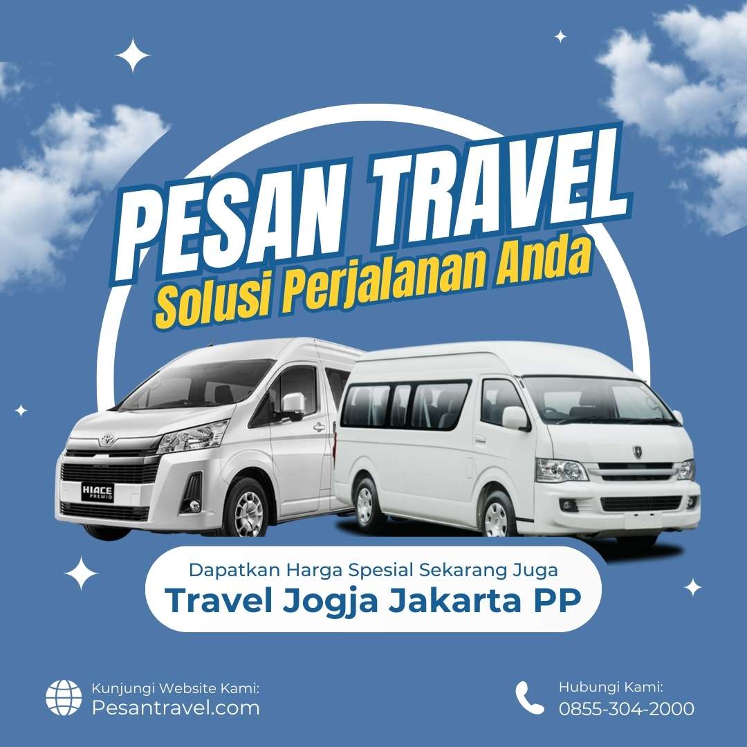 Travel Jogja Jakarta PP Harga Mulai 300rb Langsung WA 08553042000
