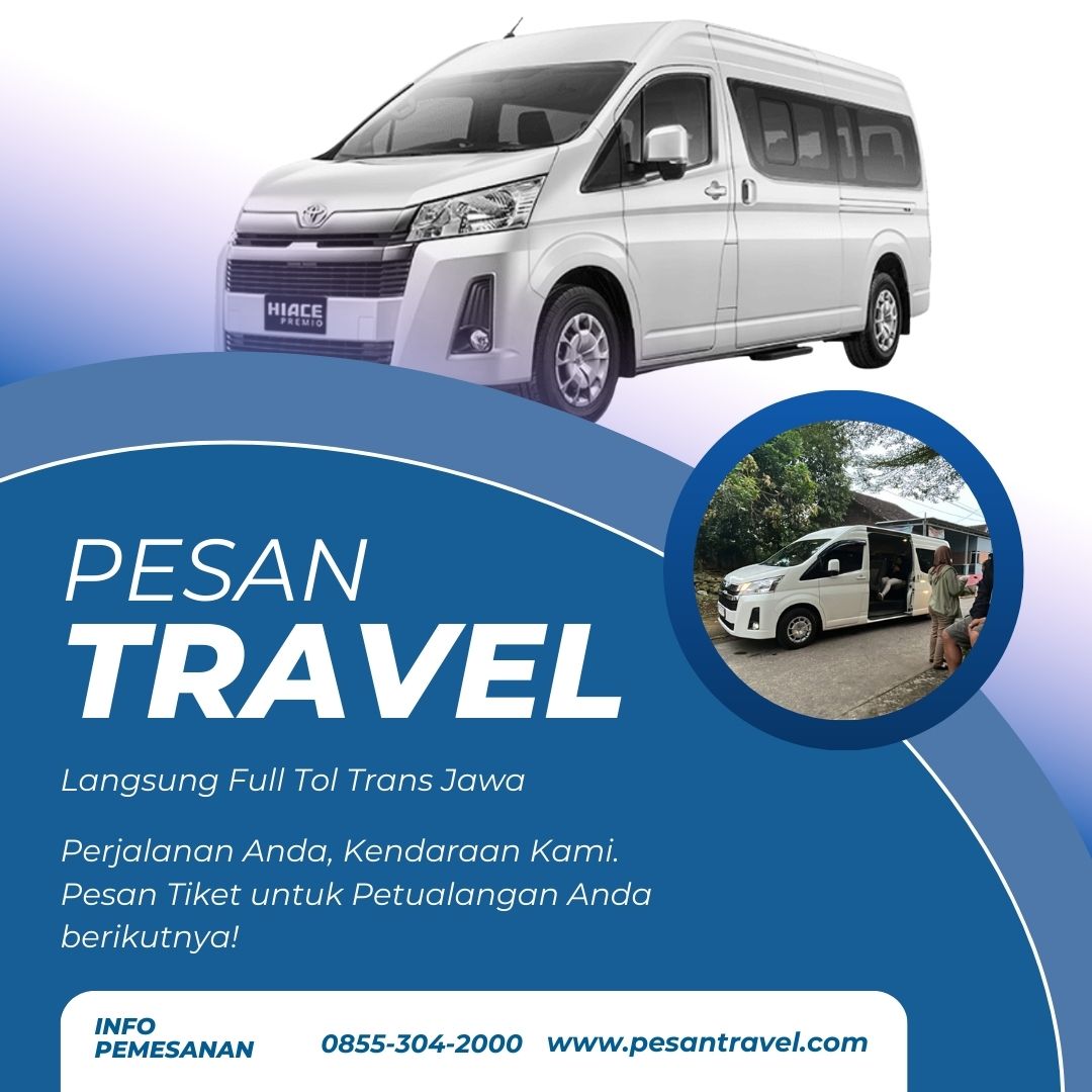 Harga Tiket Travel Jakarta Jogja PP Mulai 300rb an Langsung WA 08553042000