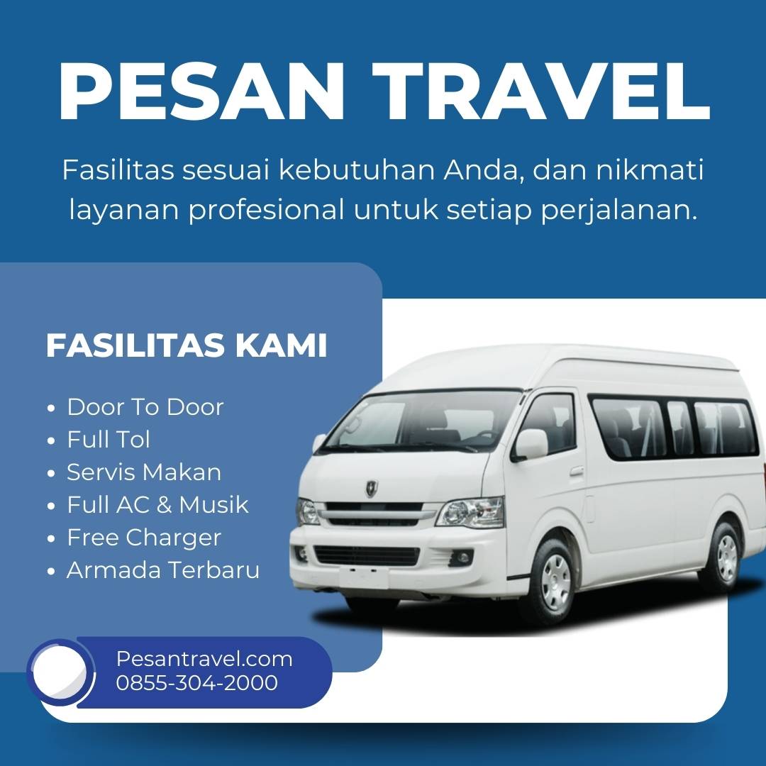 Travel ke Jogja dari Jakarta Berangkat Setiap Hari WA 08553042000