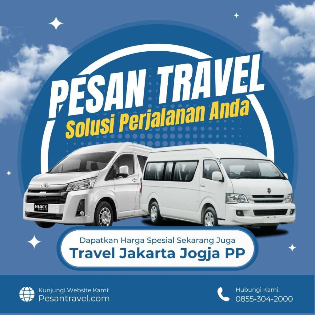 Travel Jakarta Jogja PP Terbaik & Terlaris WA 08553042000
